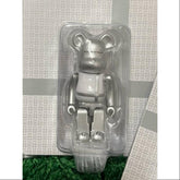 Bearbrick PLUS Silver 100% Limited Medicom Be@rbrick